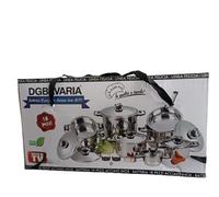 SET DI BATTERIA 18 PEZZI IN ACCIAIO INOX 18/10 DGBAVARIA LINEA FELICIA