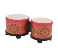 Set di Batteria Bongo Floor Tom per Bambini, Strumento Musicale a Percussione per Bambini da 5 Pollici 6 Pollici per Bambini in età Prescolare Tamburo per Bambini Montessori,
