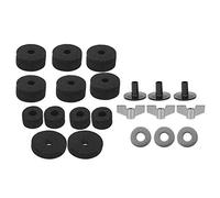 Set di Batteria da 21 Pezzi, Kit di Strumenti per Guarnizione Dado, Manicotto in Feltro Antiscivolo per Piatti, Migliora le Prestazioni della qualità del Suono, Completa la