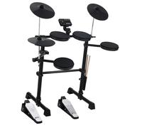 Set Di Batteria Elettrica Kit Di Batteria Elettronica Da 8 Pezzi Per Principianti Adulti Con Pedali Hi-Hat Da 144 Suoni Regali Di Connessione MIDI USB Principianti batteria elettronica(U1)