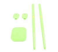 Set di Batteria Elettrica Portatile, Pratica Silenziosa con Algoritmo di Sensori Avanzato - connettività BT, 8 Suoni di Batteria Unici, Leggero per i Viaggi, Regali per gli (GREEN)