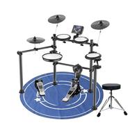 Set Di Batteria Elettronica Per Principianti Domestici, Performance Sul Palco, Batteria Jazz Per Adulti Portatile E Pieghevole Principianti batteria elettronica(Bathroom mat)
