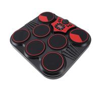 Set di Batteria Elettronica Portatile con 7 Pad, Vari Ritmi di Suoni, Set di Batteria da Tavolo Leggero, Kit di Batteria Digitale Ricaricabile Tramite USB per Principianti Ed