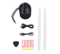 Set di Batteria Elettronica, Set di Batteria Elettrica Virtuale, Bacchette e Pedali Portatili e Altoparlante, Suona la Batteria Ovunque e in Qualsiasi Momento per Principianti