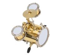 Set Di Batteria In Miniatura Modello Di Strumento Musicale Mini Set Di Batteria Ornamento Decorazioni Per La Casa Con Scatola Mini replica strumento musicale