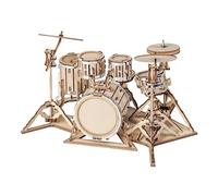 Set di batteria jazz modello in miniatura strumento musicale accessori per la casa fatti a mano mini ornamenti