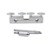 Set di batteria Morsetto Staffa di collegamento in metallo Asta Set percussioni Cowbell Staffa di montaggio a percussione