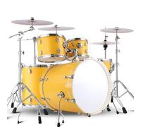 Set di batteria per adulti da 5 pezzi, set di batteria per adulti da 22 pollici Kit completo di percussioni professionali, 5 tamburi 4 piatti Prestazioni professionali, per principianti adulti (Color