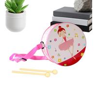 Set di batteria per bambini - Legno 15 cm con tracolla regolabile | Giocattolo a percussione per ragazzi e ragazze 2-5 anni | Musica, educazione precoce, promozione del ritmo, scuola materna, sala gio