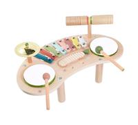 Set di Batteria per Bambini,Strumento a Percussione in Legno - Giocattoli per lo Sviluppo Precoce | per Regalo Compleanno Festa Bambini Asilo Scuola Materna Homeschooling