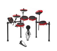 Set Di Batteria Portatile Pieghevole Batteria Elettronica Cinque Tamburi E Tre Piatti, Strumento A Percussione Digitale Batteria Elettronica Kit