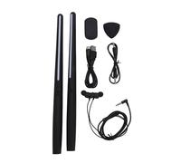 Set di Batteria Virtuale, Kit di Bacchette per realtà Virtuale Portatile con Pedale, Set di Batteria Elettronica per Principianti, Bambini e Adulti, Bacchette Elettriche per