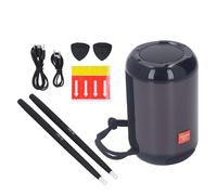 Set di batteria virtuale Kit di batteria elettronica portatile professionale con luci RGB per principianti Bambini Adulti Spettacoli home band Materiale ABS 1337g