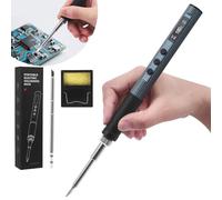 Set di batterie per saldatore di precisione da 65 W, ricaricabile, USB, saldatore con OLED per riparazioni, 6 secondi, riscaldamento rapido, regolabile 200 ~ 450 ℃