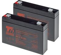 Set di batterie T6 Power per APC Smart-UPS SC450RMI1U, VRLA, 6 V