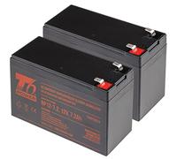 Set di batterie T6 Power per Eaton 5P850i, VRLA, 12 V