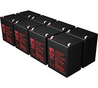Set di batterie T6 Power per l'alimentatore di backup APC, numero di parte RBC43, VRLA, 12 V