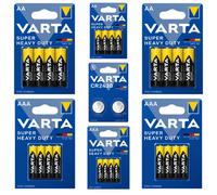 Set di batterie VARTA SHD Zn-C: 4x3 AAA, 4x3 AA e 2x1 batterie al litio CR2430 3