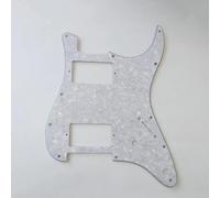 Set di battipenna con caricamento precablato per chitarra con pickup attivo a doppia bobina HH nero per parti di ricambio per chitarre St Set Battipenna Pickup(White)