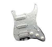 Set di battipenna per chitarra elettrica SSH caricato precablato per chitarra FD ST Style bianco perla (bianco perlato)