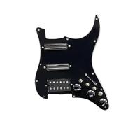 Set di battipenna per chitarra elettrica ST Guitar SSH-Coil Splitting Pickguard precablato due mini humbucker + un humbucker (9K/9K/15K) (interruttore BK nero)
