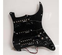 Set di battipenna precablato per chitarra Fender ST SSH, compatibile con pickup Wilkinson Alnico 5 single coil e humbucker, pentole e cablaggi (#3)