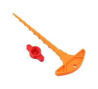 Set di beccucci e ugelli sigillanti per riparazioni domestiche, in plastica e design ermetico, per migliorare l'efficienza dell'applicazione e prevenire l'essiccazione (arancione e rosso)