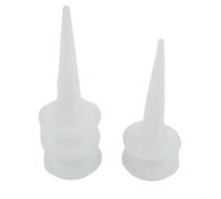 Set di beccucci in plastica bianca per colla morbida e colla strutturale