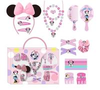 ARTESANÍA CERDÁ Set accessori Minnie Mouse Disney 24 pezzi 2939 - capelli e bigiotteria Rosa