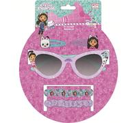 Set di bellezza + occhiali di moda del marchio ufficiale Gabby's Dollhouse per ragazze - Set di trucco per bambini, ideale come regalo e per giocare a fare la principessa Scopri il set di bellezza + o