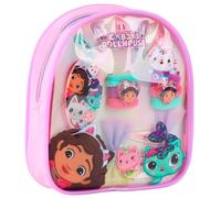 Set di bellezza per bambini con zaino, con anelli e pinzette, a tema Gabby's Dollhouse, regalo per ragazze