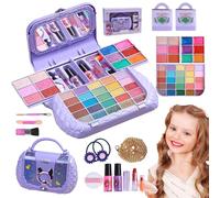 Set di bellezza per bambini - Kids Cosmetic Play Collection, Safe Princess Make up Toys | ingannare il viso, divertenti scorte di gioco di ruolo, accessori creativi per vestiti adatti ai bambini
