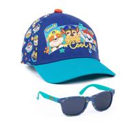 Paw Patrol Boys cap e Occhiali da Sole Gratis | Bambini Rubble Chase Marshall Blu Cappello da Baseball Regolabile Accessori per Le Vacanze Estive | Regali di Merchandising per programmi TV