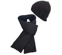 Set Di Berretto E Sciarpa Unisex 2 Pezzi Collezione Invernale Calda
