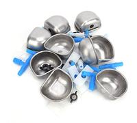 Set di bevitori di coniglio in acciaio inossidabile bere ciotola Accessori per alimentazione Marten Fox (T -tee consecutivo)