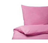 Set di biancheria da letto 200 x 220 cm in cotone a tinta unita rosa Harmonridge