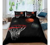 Set di biancheria da letto 3D con copripiumino sportivo per letti singoli e matrimoniali, ideale per ragazzi, ragazze e bambini atleti