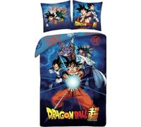 Set di biancheria da letto 90 cm Dragon Ball Super : copripiumino reversibile e federa per cuscino