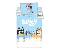 Set Di Biancheria Da Letto Bluey Famiglia 100x135 Cm 100% Cotone