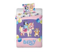 Set Di Biancheria Da Letto Bluey Unicorn 2 Pezzi 100x135 Cm 40x60 Cm Cotone