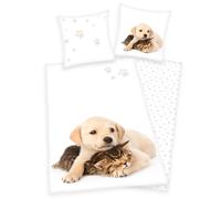 Set Di Biancheria Da Letto Cane E Gatto 2 Pezzi 135 X 200Cm