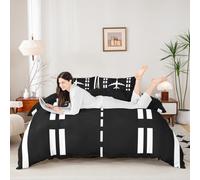 Set di biancheria da letto con copripiumino per culla, motivo aeroplano (senza piumino), per camera da letto dei bambini, 2 pezzi