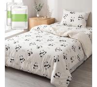 Set di biancheria da letto da viaggio usa e getta con motivo | Set di biancheria da letto da viaggio da 3 pezzi, federa in tessuto non tessuto, copripiumino e lenzuola
