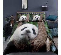 Set Di Biancheria Da Letto Di 3D Animale Stampa Digitale, 3 Pezzi In Microfibra Con Chiusura E Federa A Cerniera Set Copripiumino 155X220 Cm-19973647738