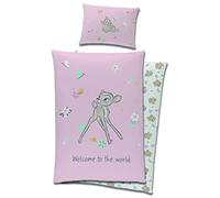 Set di biancheria da letto Disney Bambi in cotone, 90 x 120 cm + 40 x 60 cm