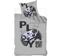 Set Di Biancheria Da Letto Gamer Play 2 Pezzi 135x200 Cm (80x80 Cm)
