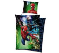 SET Di Biancheria Da Letto MARVEL Spider-Man 140x200CM Cotone Bambini NUOVO