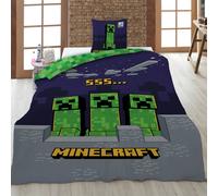 Set Di Biancheria Da Letto Minecraft 2 Pezzi 135 X 200 Cm 80 X 80 Cm