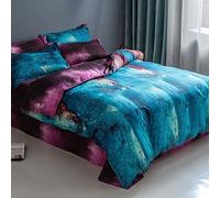 Set di biancheria da letto Night Comforter Cover per Adolescenti, Bambini Adulti Camera da Letto Decor Morbida Cerniera