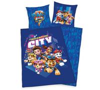Set Di Biancheria Da Letto Paw Patrol City 2 Pezzi 135 X 200 Cm 80 X 80 Cm